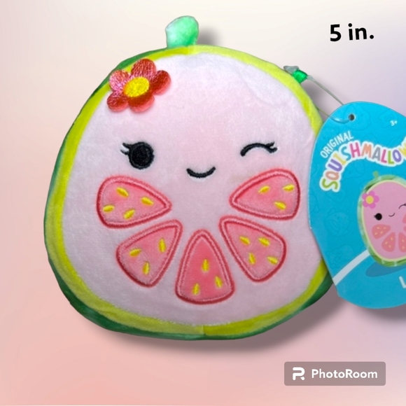 Squishmallows Other - NWT 5”— Lena the Guava Squishmallow (2020)